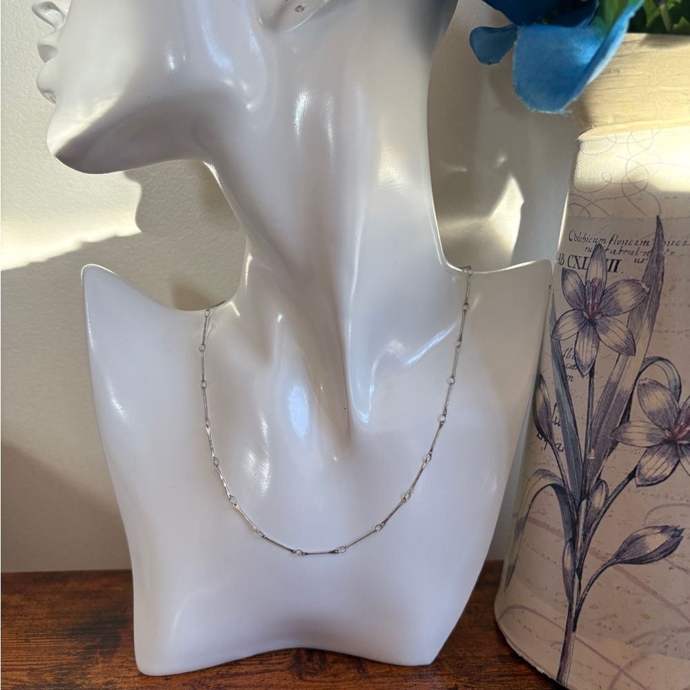 Delicate Silver Chain Necklace